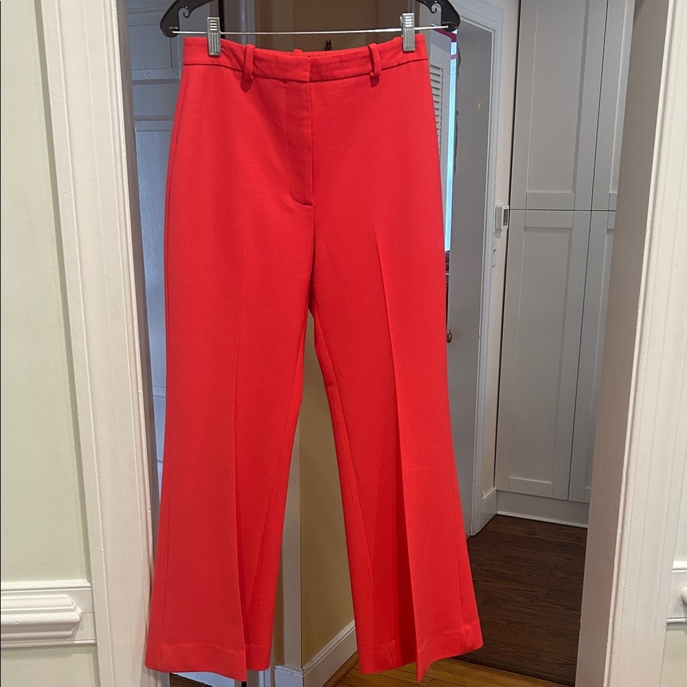 Oscar de la Renta Pink Crop and Flare Pants NWOT